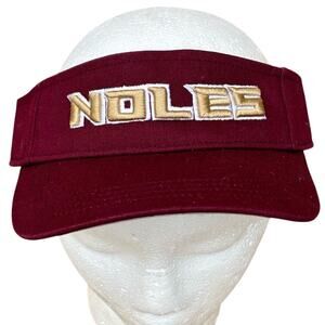 Burgundy Noles Visor
